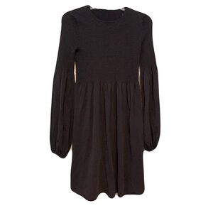 Zara Long Sleeve Stretchy Top Dress Size Medium